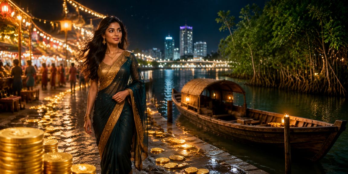 চট্টগ্রামের নাইট মার্কেটে lb 18 অ্যাপে ডিপোজিট বোনাস চেক করছেন একজন ব্যবহারকারী