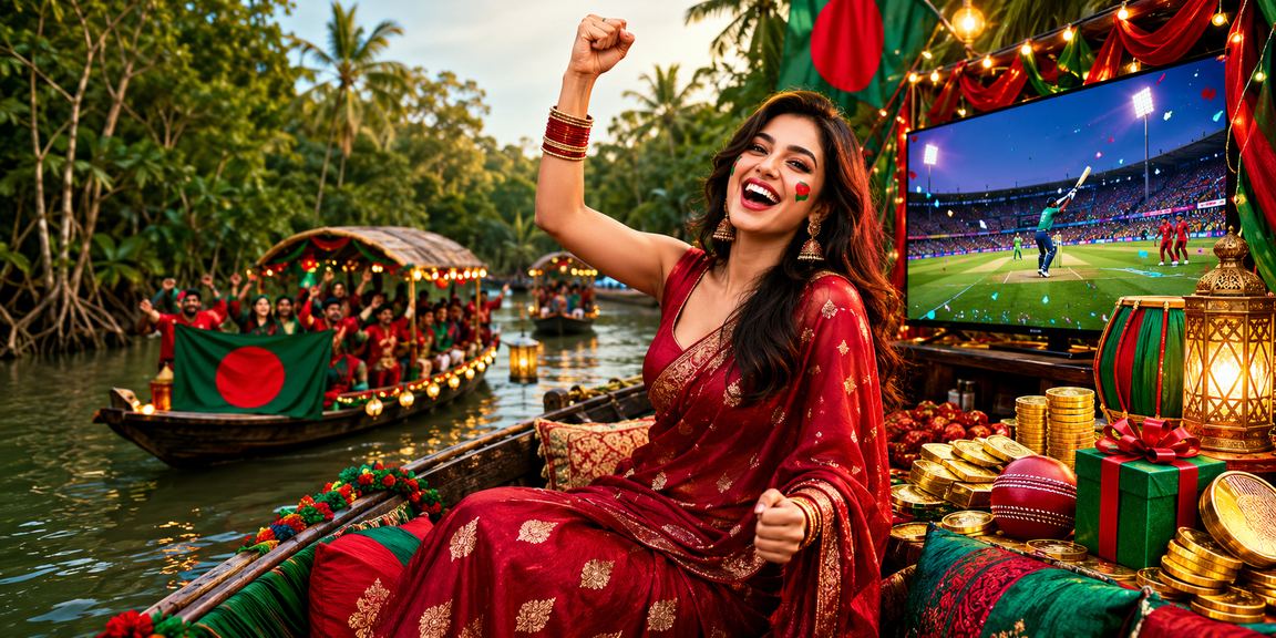 সুন্দরবন থিমে lb 18 ক্রিকেট বেটিং বোনাস লাল সবুজ